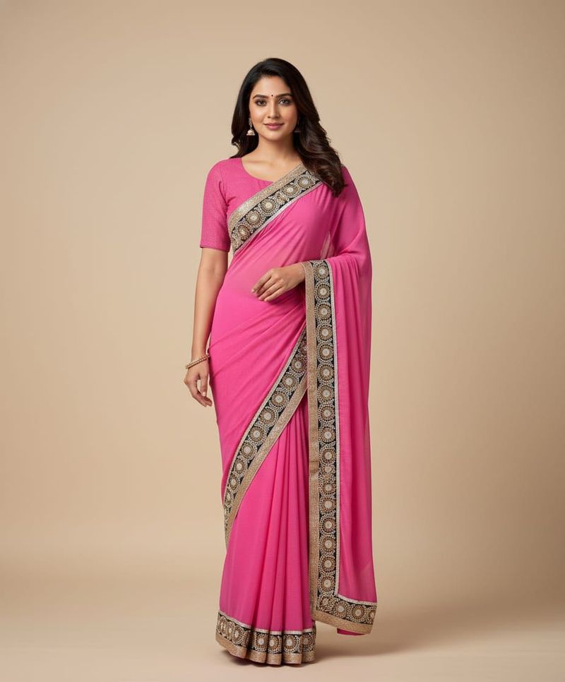 🆕Ready to Wear Heavy Designer Saree &amp; Blouse
