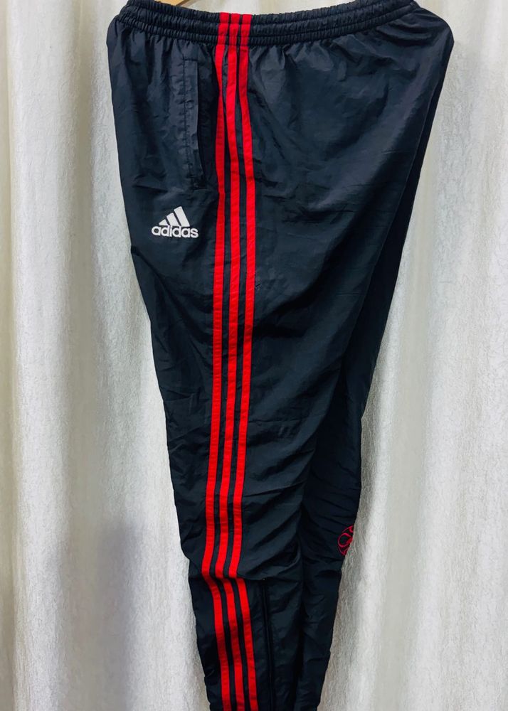 Adidas Track Pants - Red Stripes