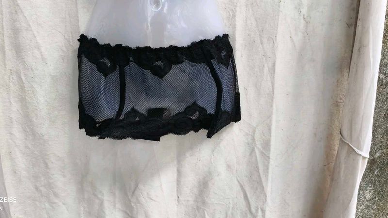 28279. Lace Trimmed Sheer Shapewear