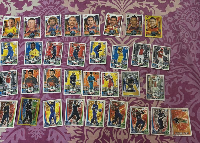 Cricket  Attax Cards Collection 2012-2014