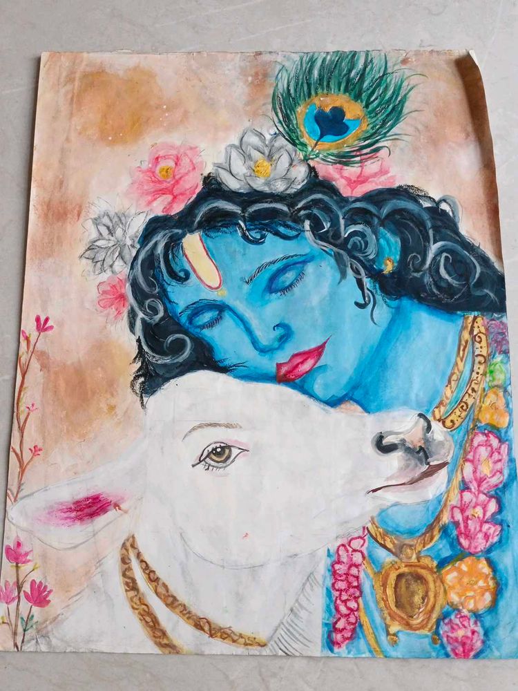 Beautiful Krishna Painting
