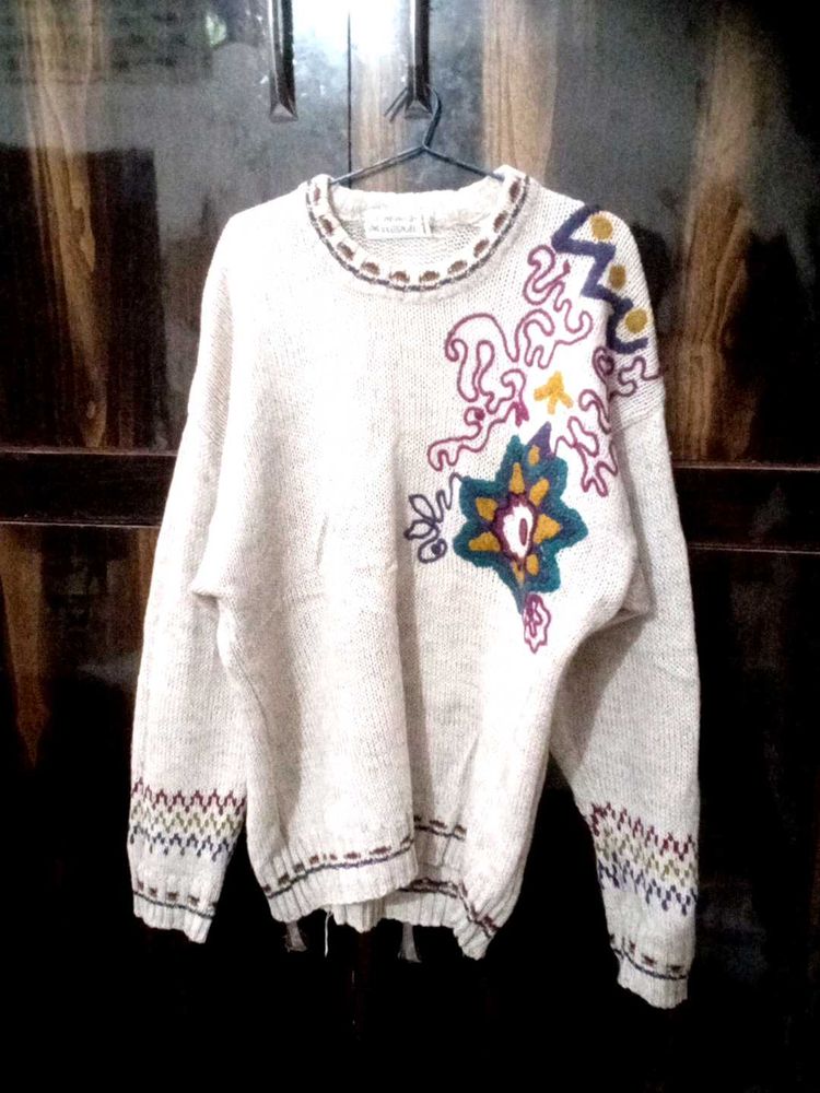 Vintage Knit Sweater cum woolen top