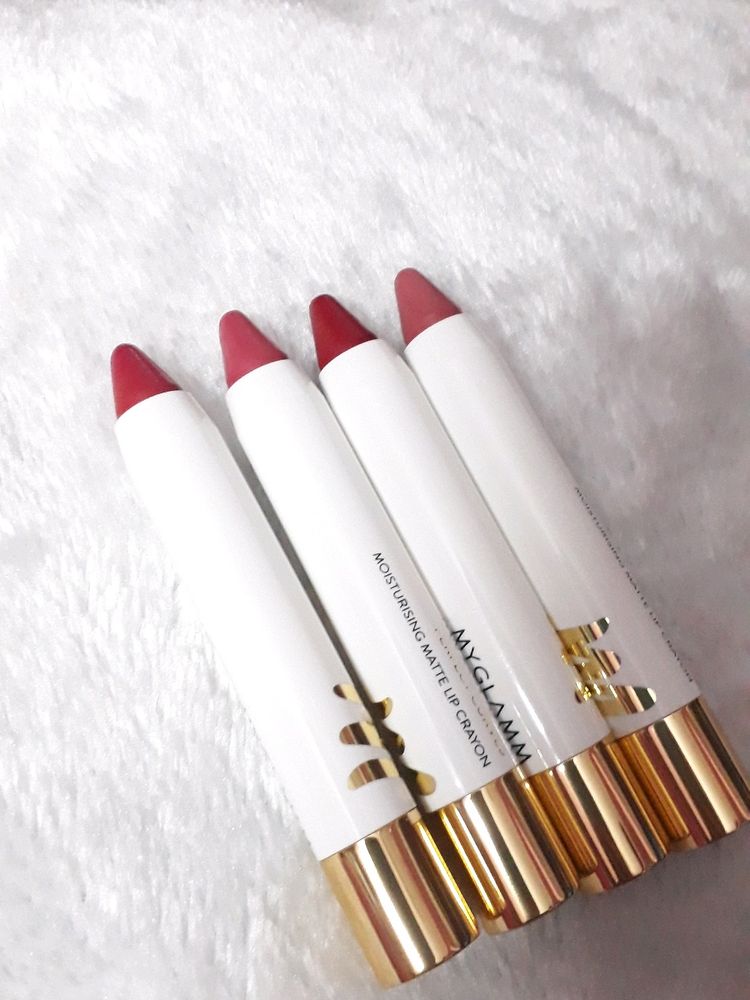 MyGlamm Perfect Curves Matte Lip Crayon-4 Combo