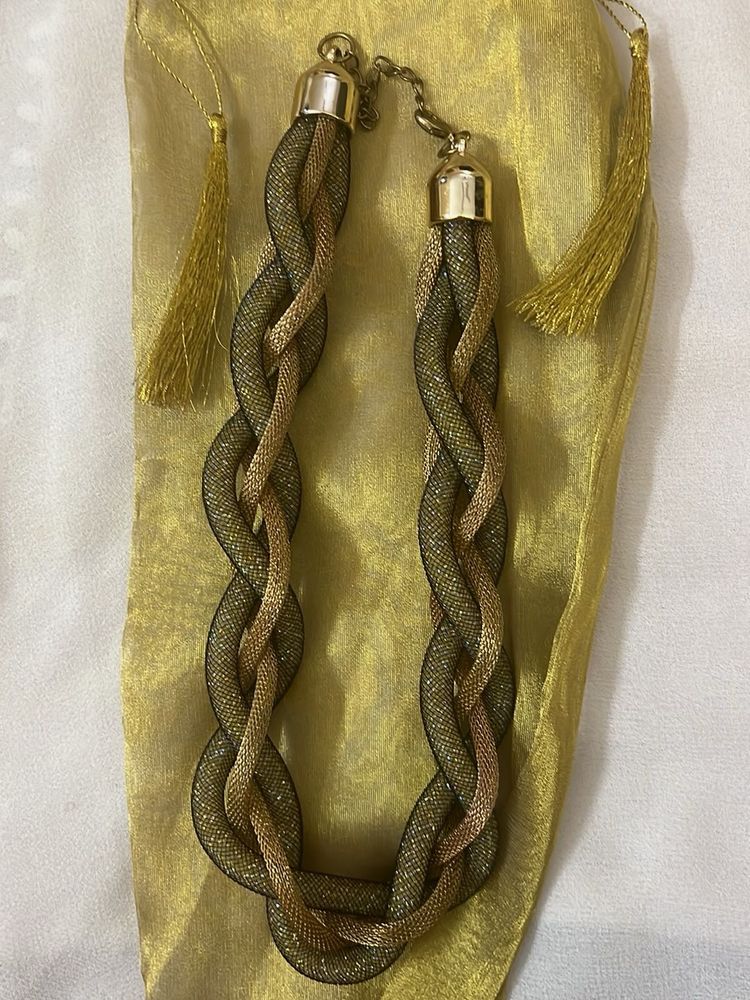 Braided Mesh Necklace