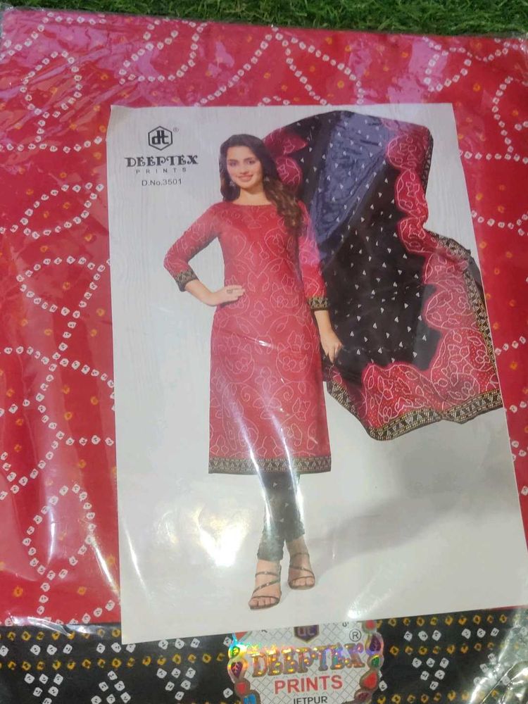Deeptex Kurta Set with Dupatta / chunaris/ unstitc