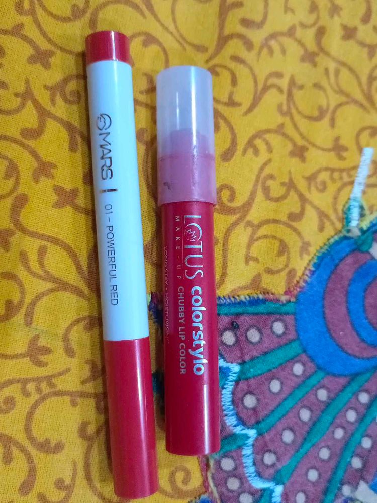4 combo Mars &amp; Lotus red  Lip Colors