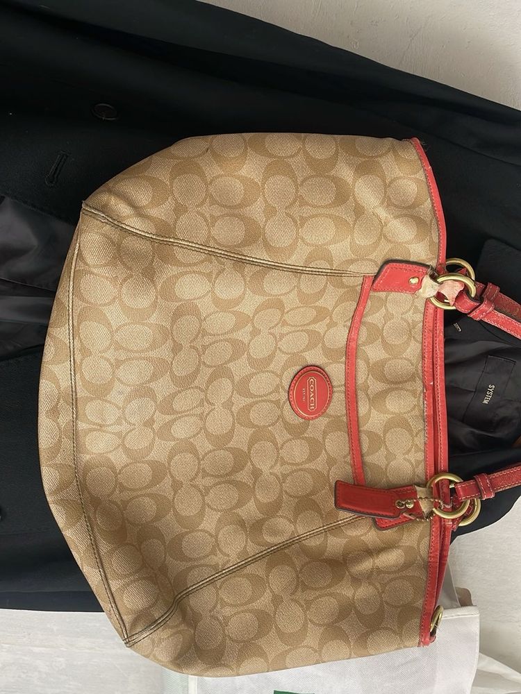 Coach Monogram Shoulder Bag