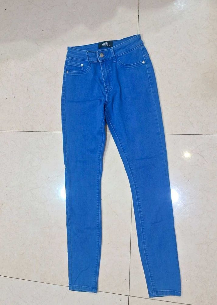 Stylish Blue Skinny Fit Jeans
