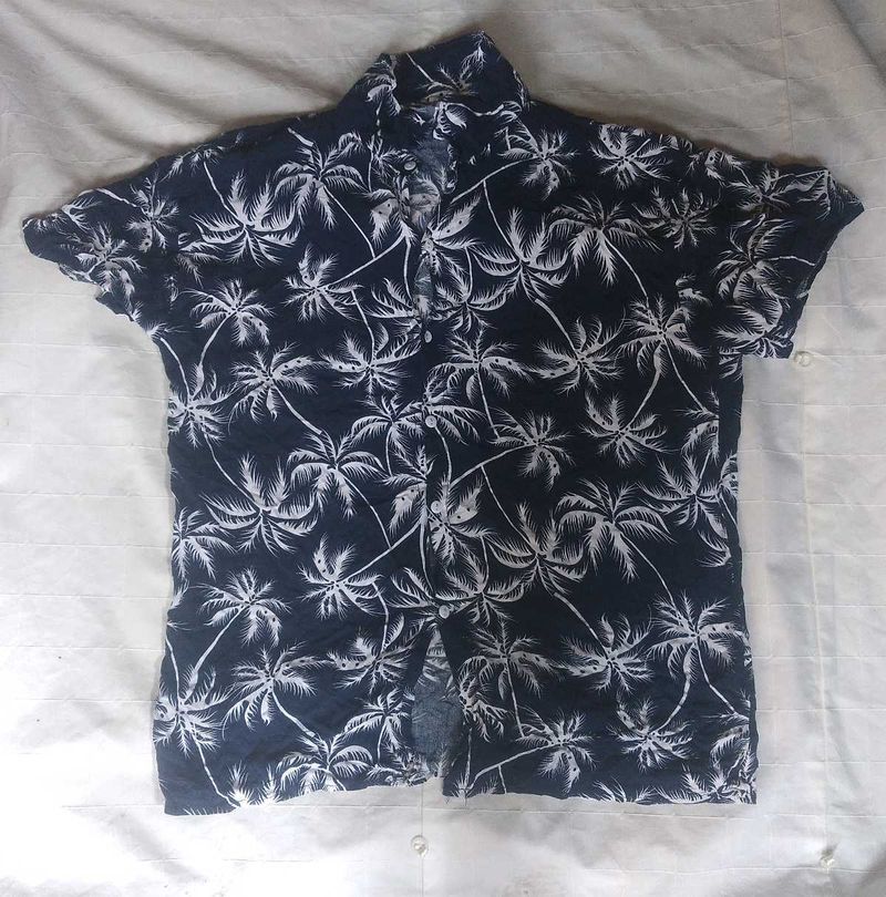 beachy floral shirt 100℅ cotton men