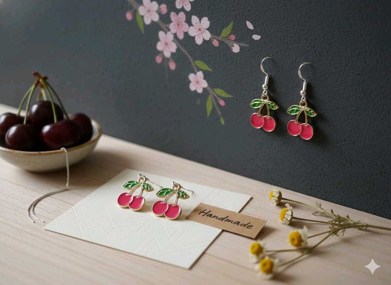 Cherry Dangle Earrings