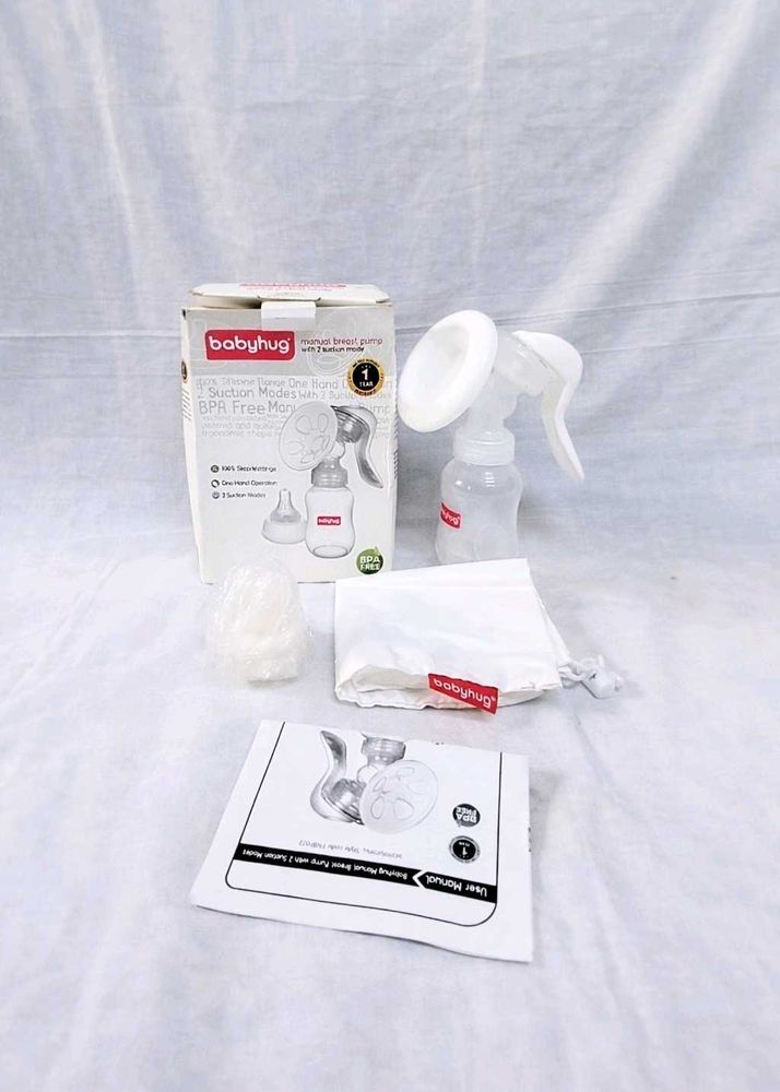 Babyhug Manual Breast Pump BPA Free Feeding Kit Ne