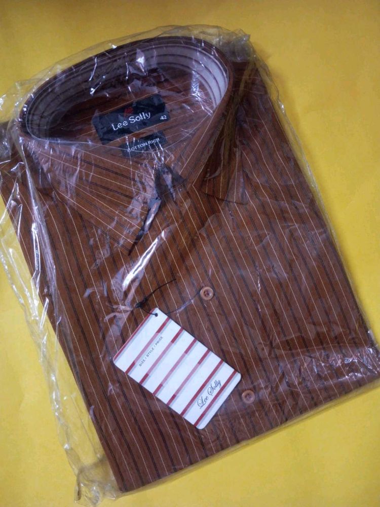 Lee Solly Men's Striped Formal Shirt