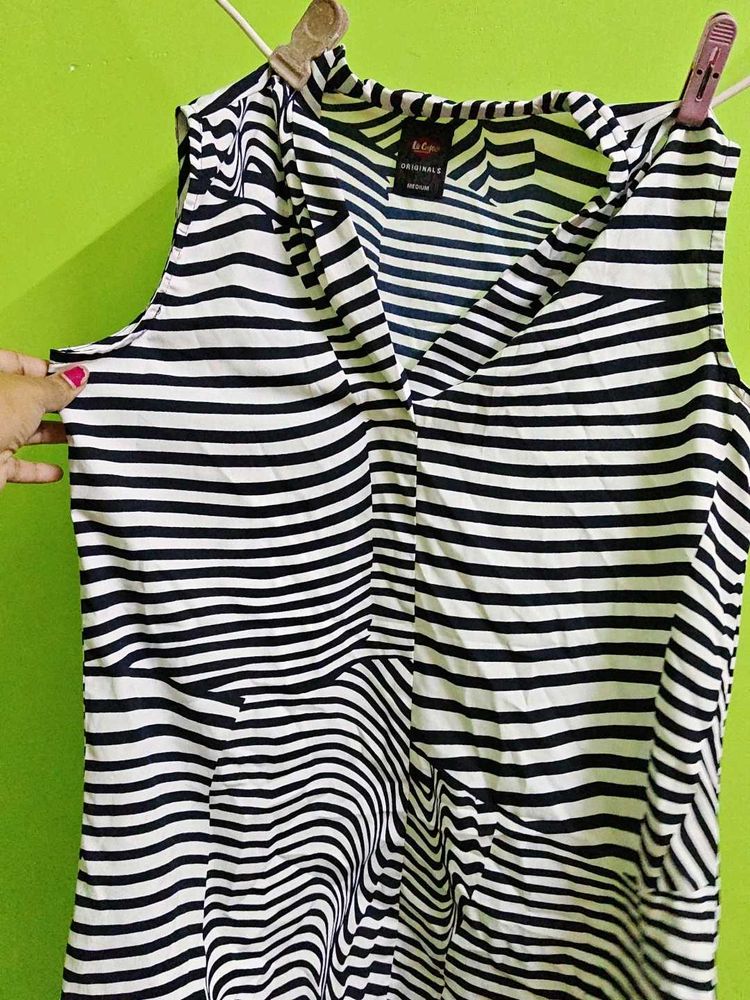 Striped Sleeveless Top
