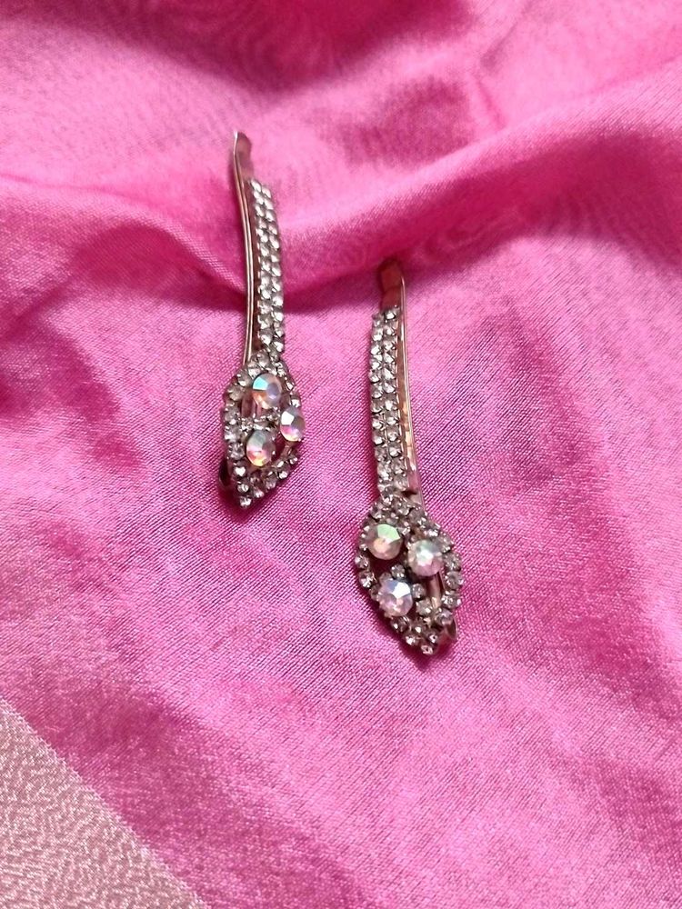 Rhinestone Hair Clips - Glam Pair