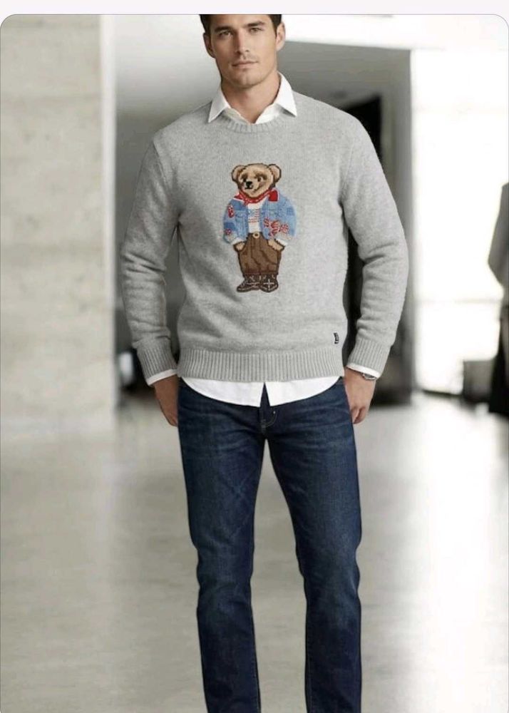 NEW RALPH LAUREN Polo Bear Sweater