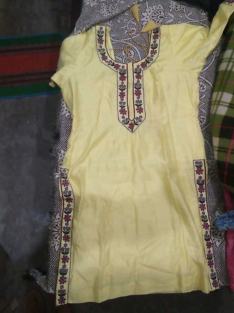 Elegant Yellow Kurta