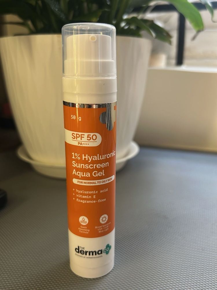 The Derma Co. SPF 50 Sunscreen Aqua Gel