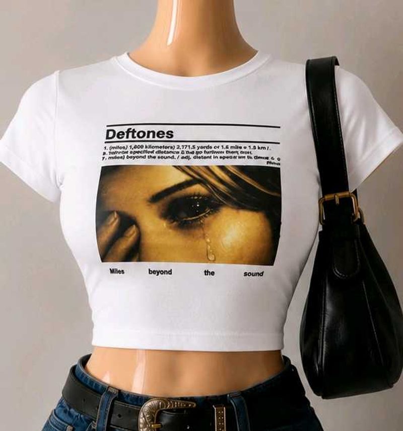 🎹 Deftones Graphic Baby Tee ✨