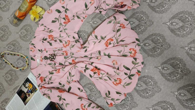 Flowy Floral Print Dress
