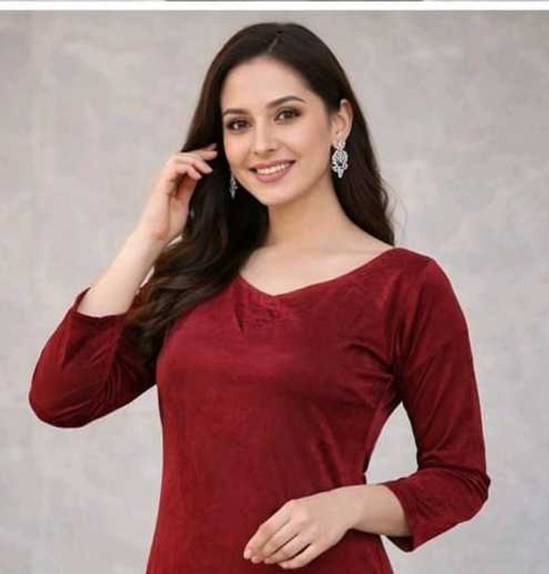 Elegant Maroon Kurta