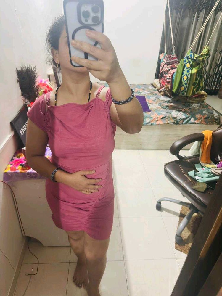 new with tag Pink Bodycon Mini Dress
