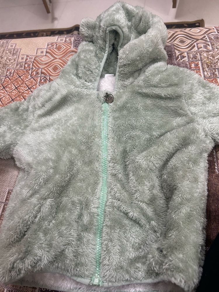 Cozy Fuzzy Hooded Jacket