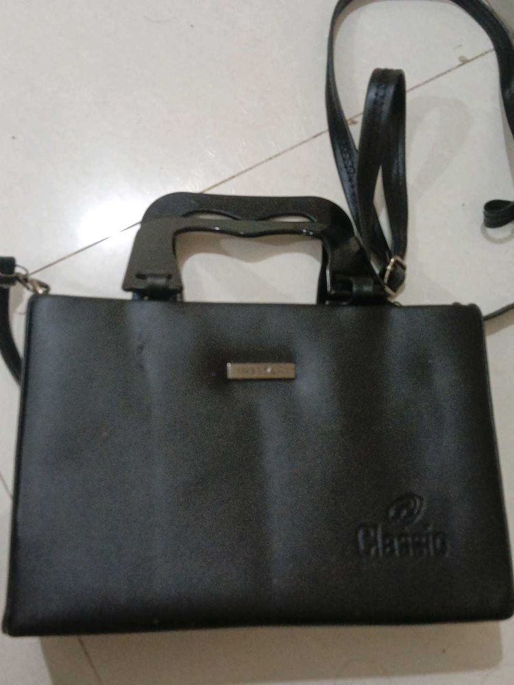 Classic Black Handbag