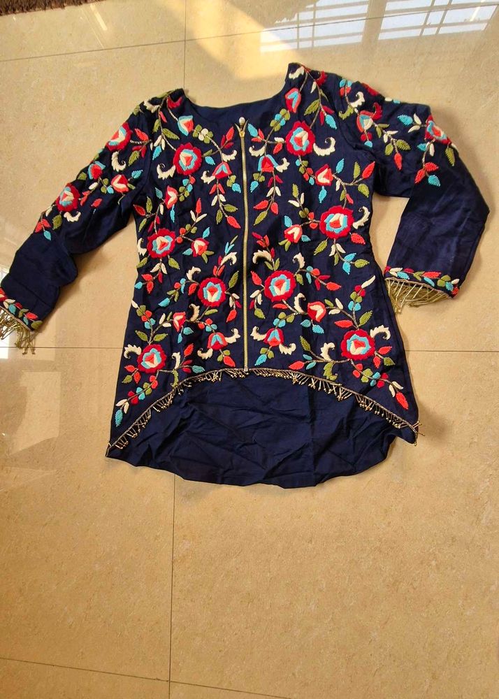 Handwork High Low Short Jacket