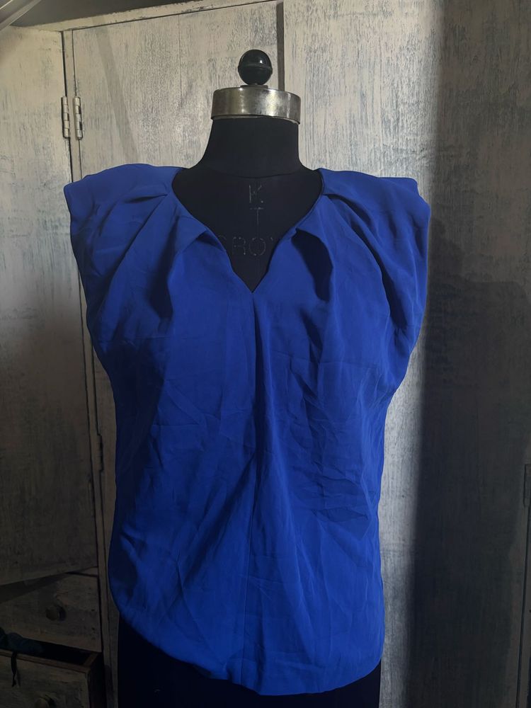 Vibrant Royal Blue Sleeveless Top