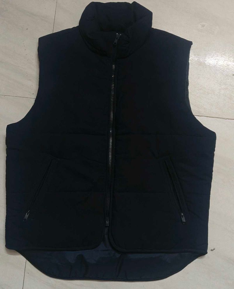 Padded Navy Blue Vest