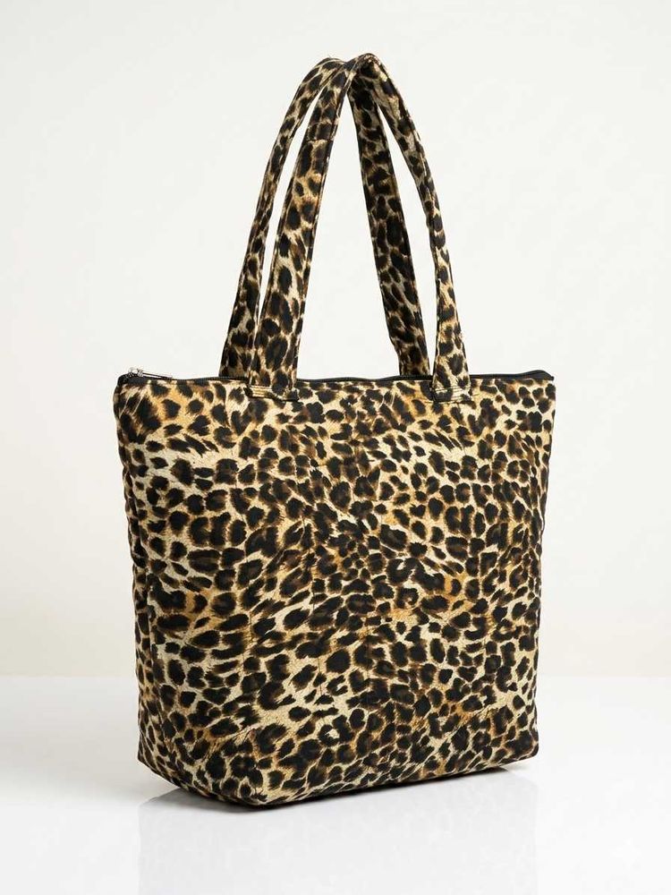 Stylish Leopard Print Tote Bag