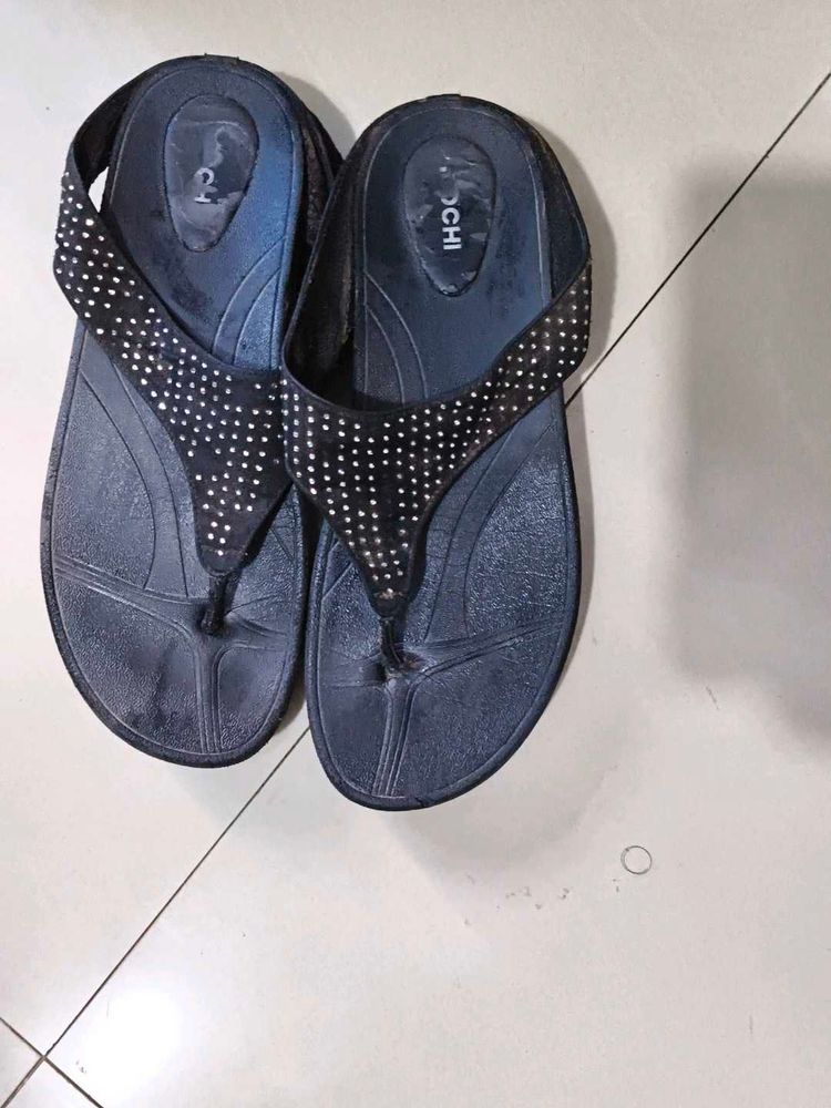 mochi Women's Embellished Flip Flop Sandals