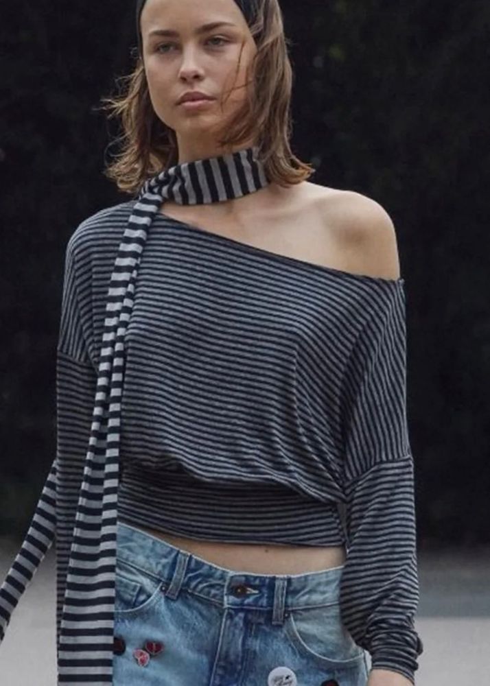 Striped Long Sleeve Top