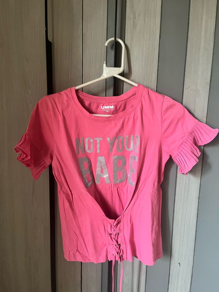 Cute Pink Graphic T-Shirt