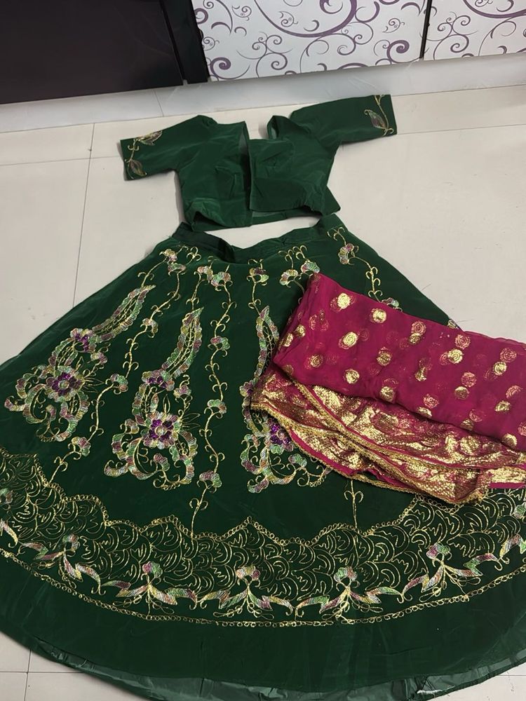 Embroidered Lehenga Choli Set