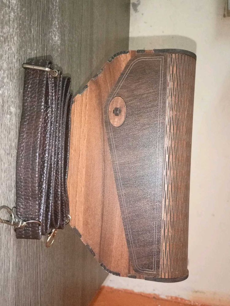 Unique Wooden Clutch Bag handbag