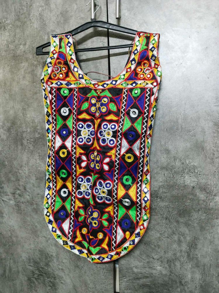 Embroidered blouse  with Mirror Work