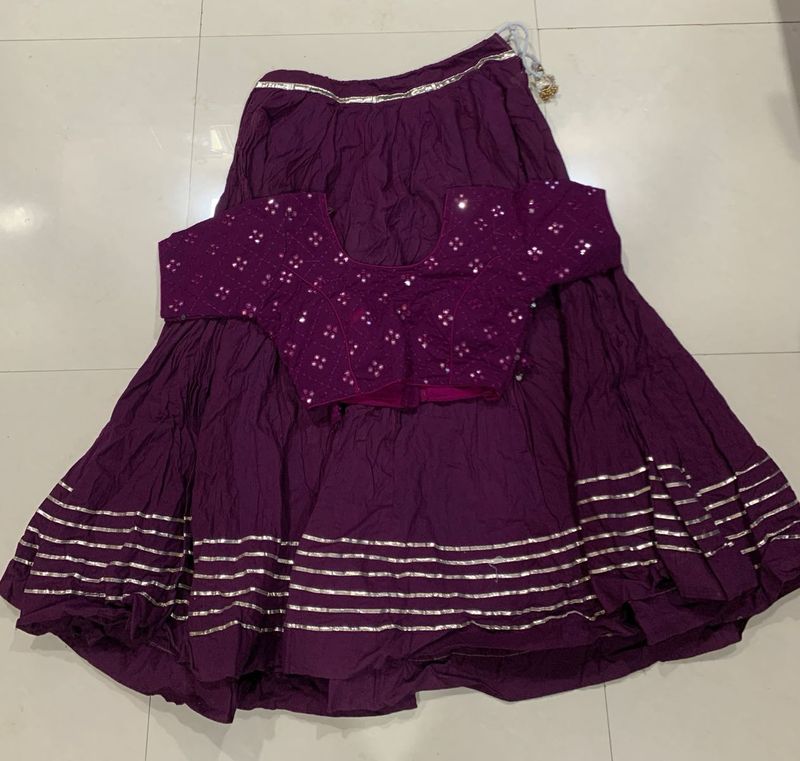 Elegant Purple Lehenga Choli Set