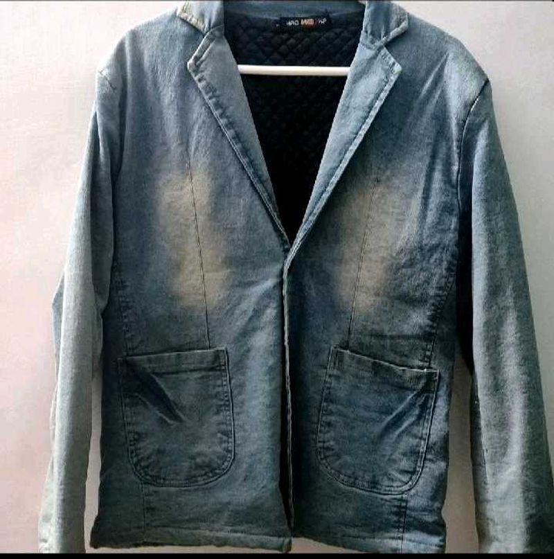 Denim Blazer Jacket