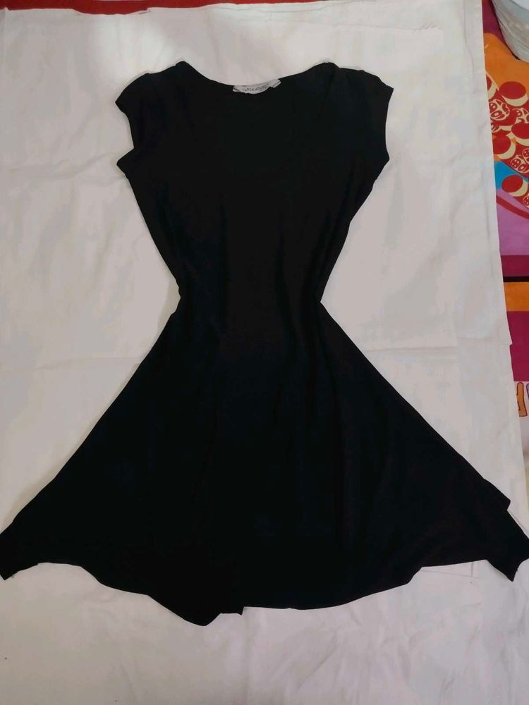 Chic Black A-Line Mini Dress