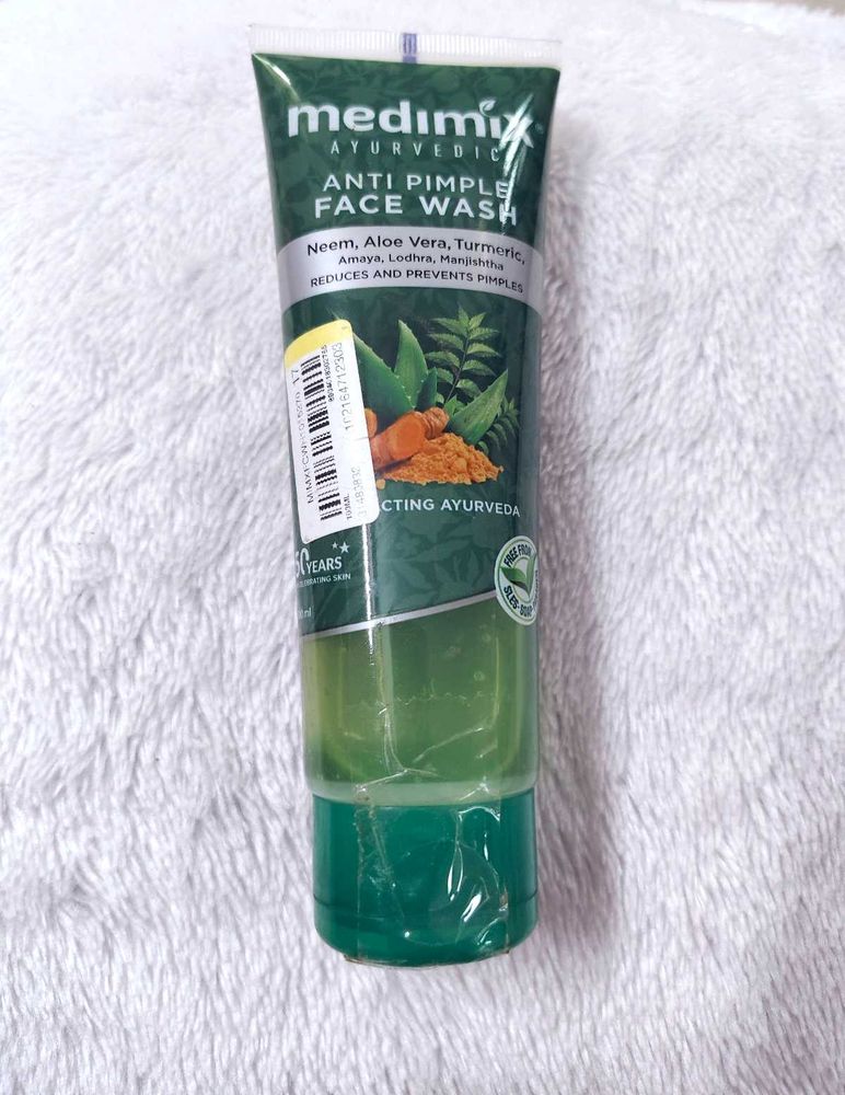 Medimix Ayurvedic Anti Pimple Face Wash, 100mlredi