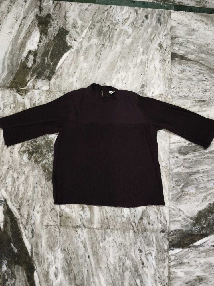 Classic Black Long Sleeve Top