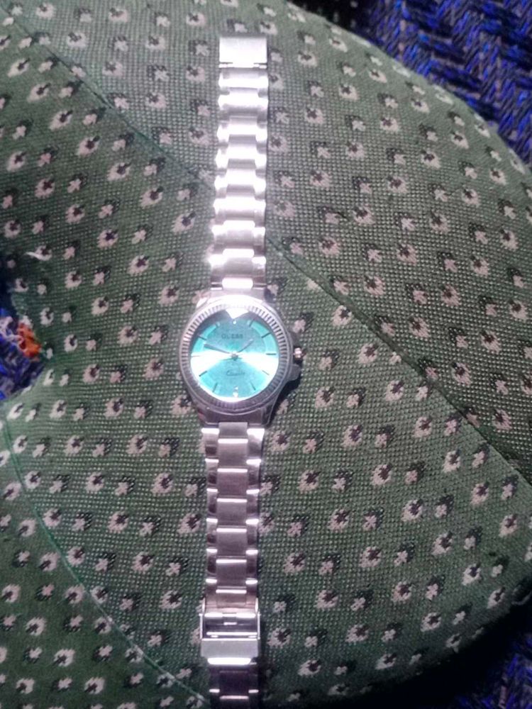 Vintage Olens Stainless Steel Watch