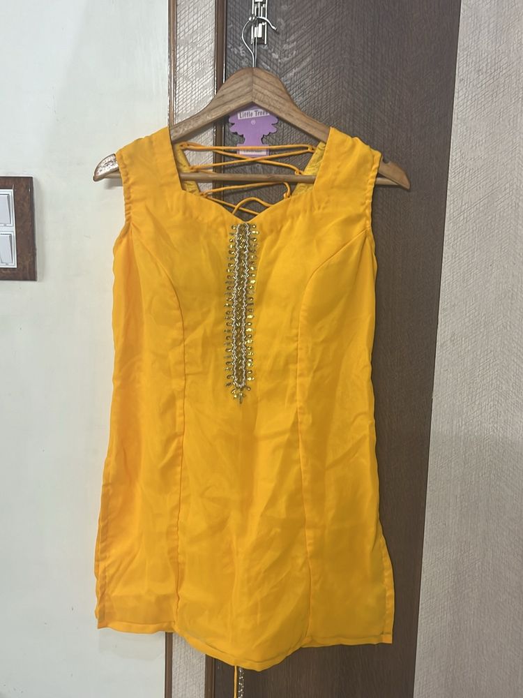 Haldi Special Sharara Suit