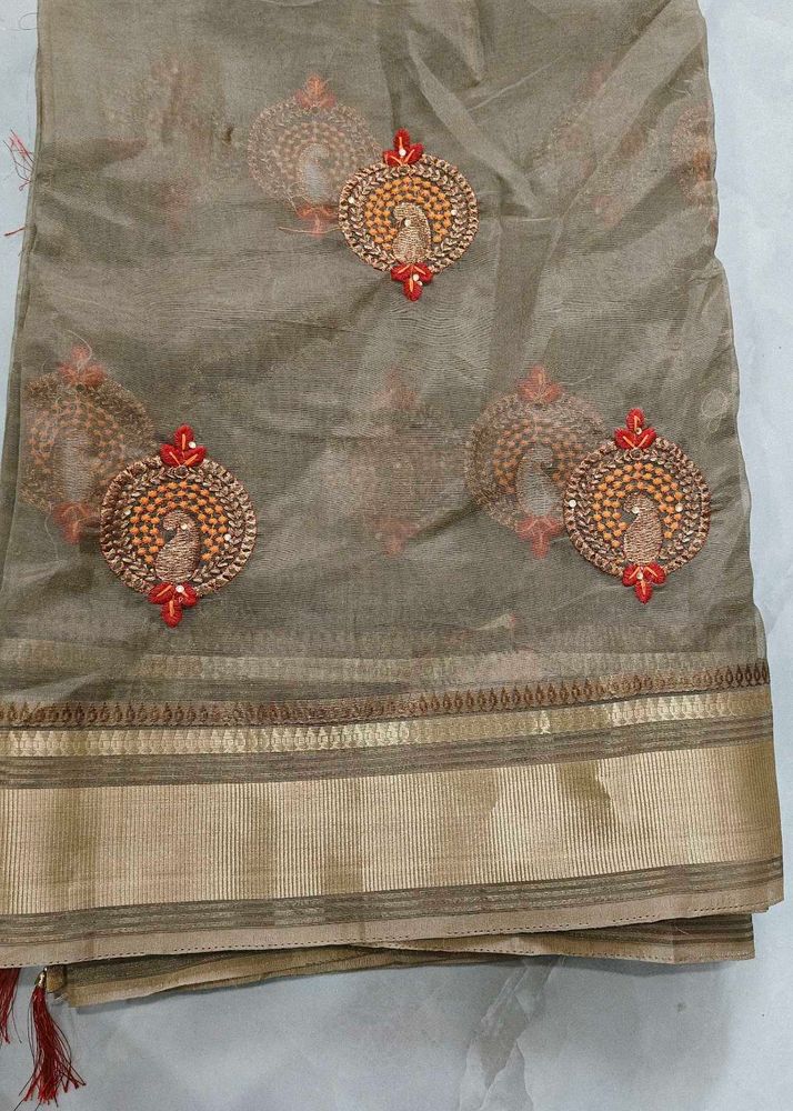 Embroidered Saree