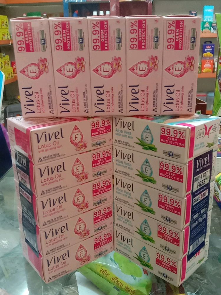 Combo Of 15 Vivel Soaps