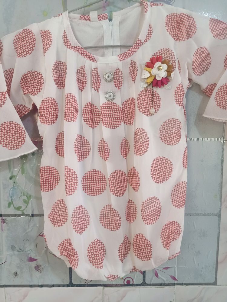 Kids Skirt Blouse Set