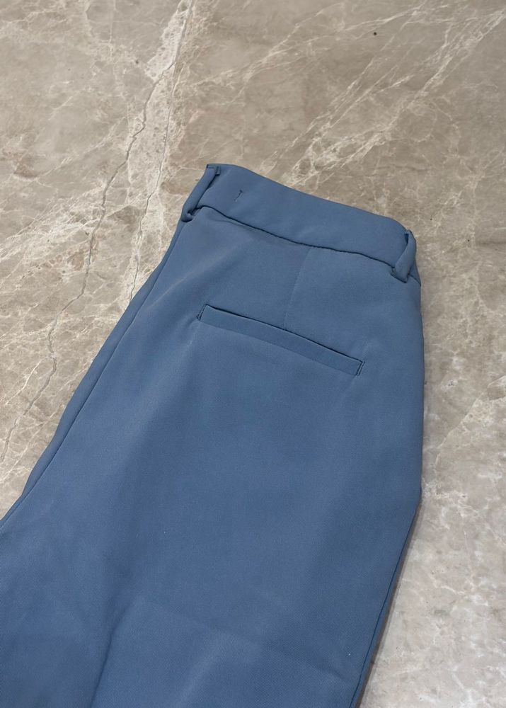 formal Blue Office wear Trousers