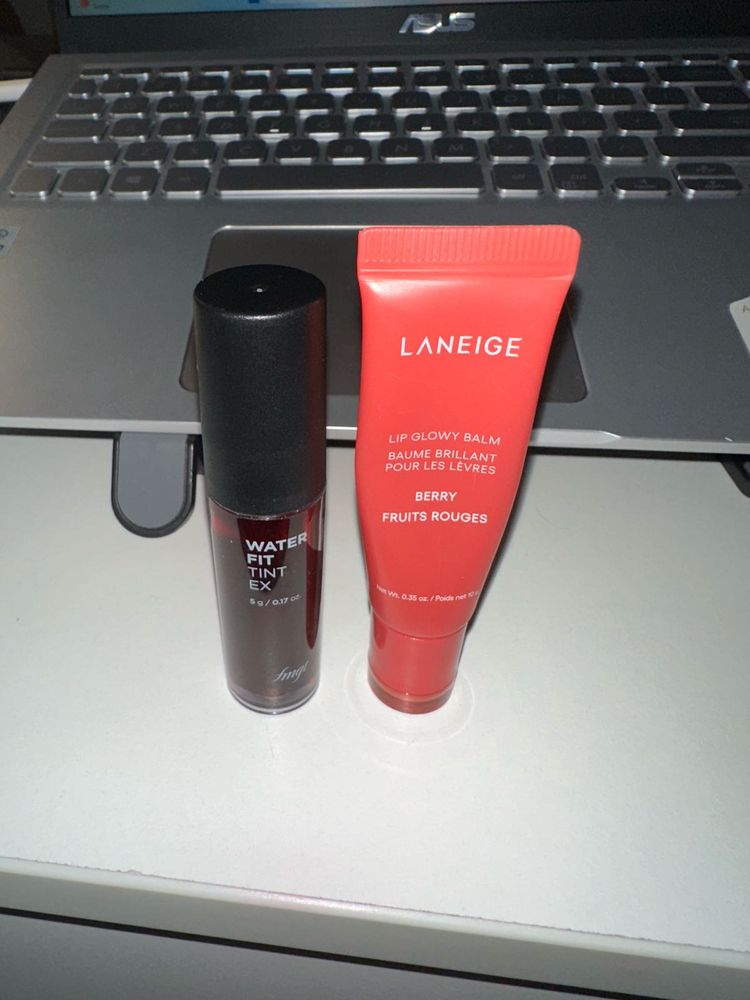 Laneige Lip Glowy Balm &amp; the face shop Tint