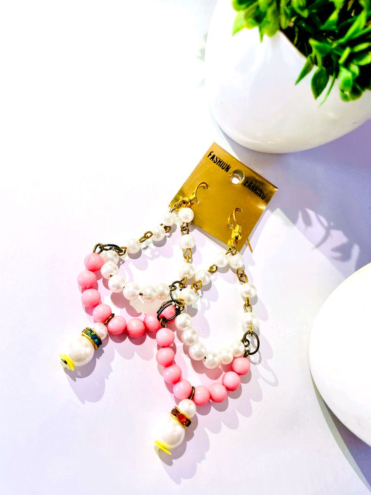 Casual Pink Earing&amp; Studs